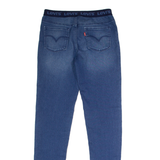 LEVI'S Pull-On Womens Jeans Blue Regular Jegging Stone Wash W26 L30