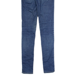 LEVI'S 710 Womens Jeans Blue Slim Skinny Stone Wash W24 L32