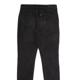 LEVI'S Slight Curve Womens Jeans Black Slim Skinny Charcoal Wash W28 L32
