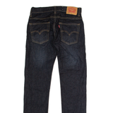 LEVI'S 511 Boys Jeans Blue Slim Straight Raw W26 L29