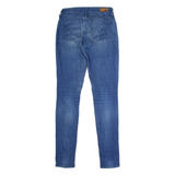 LEVI'S Demi Curve Womens Jeans Blue Regular Skinny Stone Wash W24 L32