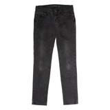 LEVI'S Demi Curve Low Rise Womens Jeans Black Skinny Charcoal Wash W28 L32