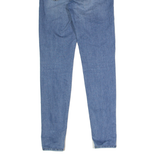LEVI'S Mile High Super Womens Jeans Blue Regular Skinny Stone Wash W26 L28