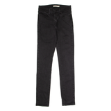 LEVI'S Womens Jeans Black Slim Skinny W26 L32