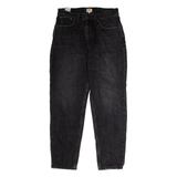 LEVI'S Womens Jeans Black Regular Mom Charcoal Wash W28 L28