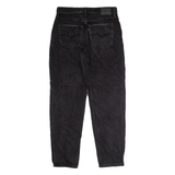 LEVI'S Womens Jeans Black Regular Mom Charcoal Wash W28 L28