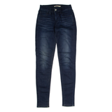 LEVI'S 710 Super Womens Jeans Blue Regular Skinny Stone Wash W25 L30