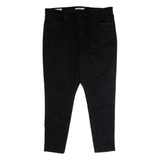 LEVI'S Mile High Super Womens Jeans Black Regular Skinny W38 L28