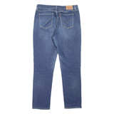 LEVI'S Mid Rise Womens Jeans Blue Slim Skinny Stone Wash W31 L30