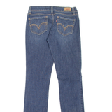 LEVI'S 524 Too Superlow Womens Jeans Blue Slim Straight Stone Wash W26 L32