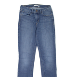 LEVI'S Mid Rise Womens Jeans Blue Slim Skinny Stone Wash W25 L32