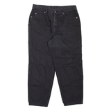 TEDDY'S Womens Jeans Black Regular Mom W32 L25