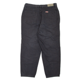 TEDDY'S Womens Jeans Black Regular Mom W32 L25