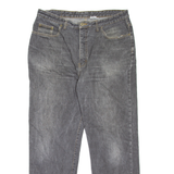 GARRY Mens Jeans Grey Regular Tapered 90s W36 L30