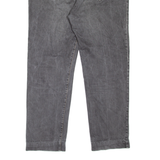 GARRY Mens Jeans Grey Regular Tapered 90s W36 L30
