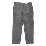 GARRY Mens Jeans Grey Regular Tapered 90s W36 L30