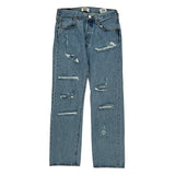 501 Levis Jeans - 30W 30L Light Wash Denim