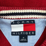 Tommy Hilfiger Sweater - Medium Red Cotton