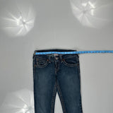 True Religion Contrast Stitch Jeans - 29W UK 8 Dark Wash Denim