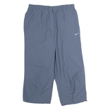 NIKE 3/4 Length Womens Sports Shorts Blue M W28