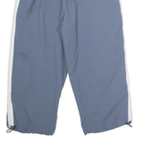 NIKE 3/4 Length Womens Sports Shorts Blue M W28