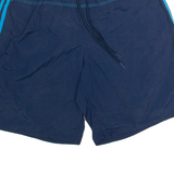 ADIDAS Mens Swimming Shorts Blue L W30