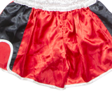 WPT Martial Arts Wales Mens Sports Shorts Red Crazy Pattern S W20