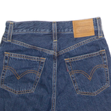 LEVI'S Premium Rib Cage Womens Denim Shorts Blue XXS W24