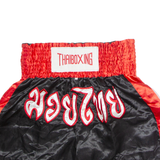 THAI BOXING Martial Arts Mens Sports Shorts Black Colourblock XL W30