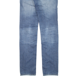 DRIVER Womens Jeans Blue Slim Straight W30 L33