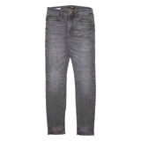 JACK & JONES Liam Mens Jeans Grey Slim Skinny W28 L30