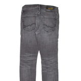 JACK & JONES Liam Mens Jeans Grey Slim Skinny W28 L30