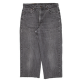LEVI'S 555 Mens Jeans Black Relaxed Straight W36 L24