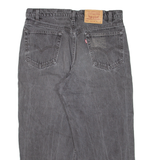 LEVI'S 555 Mens Jeans Black Relaxed Straight W36 L24