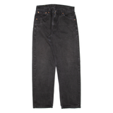 LEVI'S 521 02 Mens Jeans Black Regular Straight W28 L26