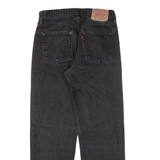 LEVI'S 521 02 Mens Jeans Black Regular Straight W28 L26