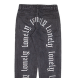 TRAP Womens Jeans Black Relaxed Tapered W29 L29