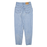 LEVI'S BIG E Womens Jeans Blue Regular Mom W24 L25