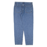 Mens Jeans Blue Regular Tapered W34 L32