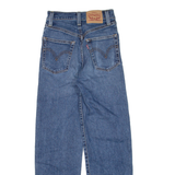 LEVI'S Ribcage Womens Jeans Blue Regular Straight W23 L27