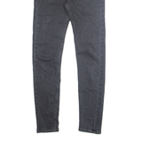 LEVI'S 519 Hi-ball Mens Jeans Grey Slim Tapered Stone Wash W28 L30