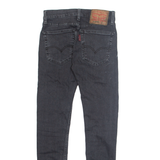 LEVI'S 519 Hi-ball Mens Jeans Grey Slim Tapered Stone Wash W28 L30