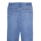 DICKIES Mens Jeans Blue Regular Straight Stone Wash W38 L30