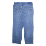 DICKIES Mens Jeans Blue Regular Straight Stone Wash W38 L30