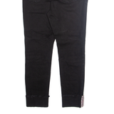 TOMMY HILFIGER Womens Jeans Black Slim Tapered W30 L25
