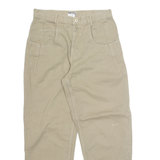 GUESS Womens Jeans Beige Relaxed Tapered W30 L28