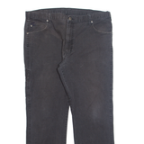 DICKIES Mens Jeans Grey Regular Straight W40 L32