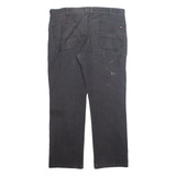 DICKIES Mens Jeans Grey Regular Straight W40 L32