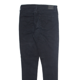 LEVI'S 721 Womens Jeans Black Slim Skinny W31 L32