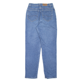 LEE Womens Jeans Blue Regular Mom W26 L28